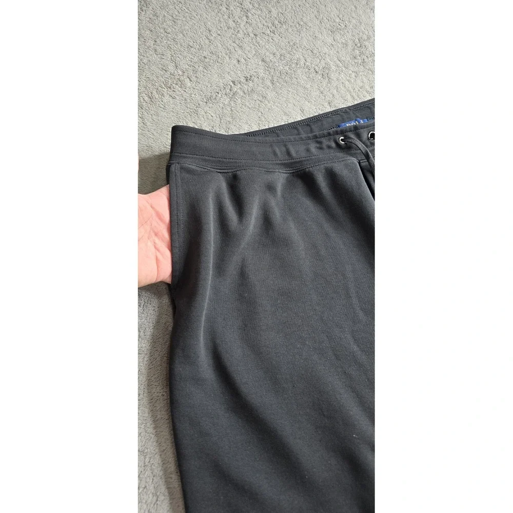Polo Ralph Lauren Shorts Mens XXL Black Double-Knit Signature Embroidered Pony